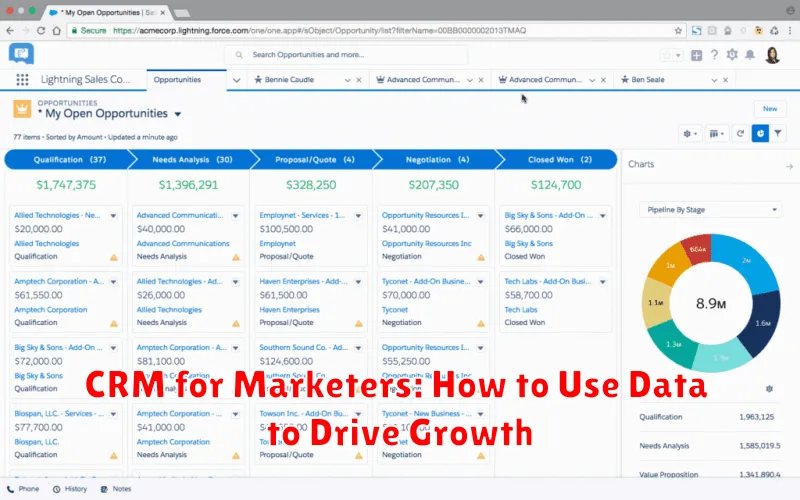 CRM for Marketers: How to Use Data to Drive Growth