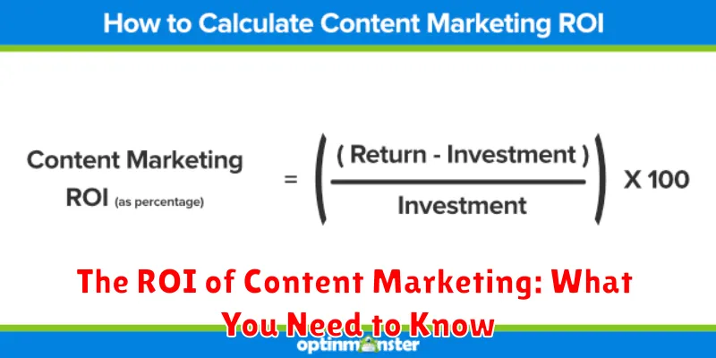 The ROI of Content Marketing: What You Need to Know